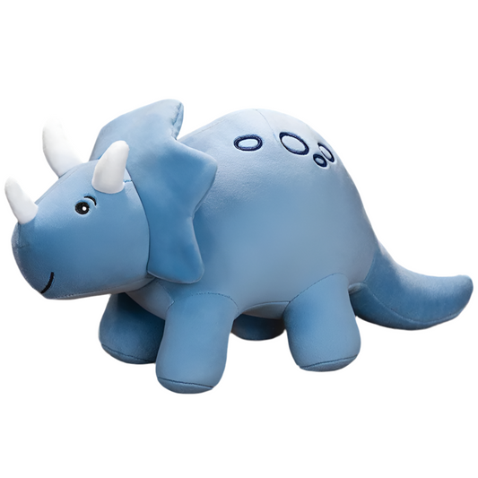 Peluche tricératops bleu Cornelio 38cm