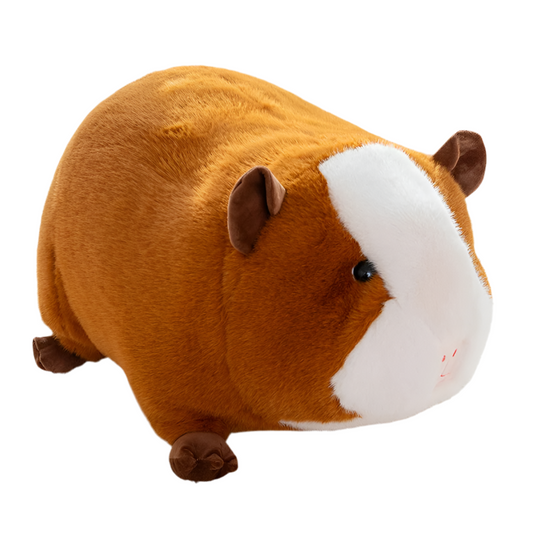 Peluche cochon d'Inde marron et blanc Noisette 34cm