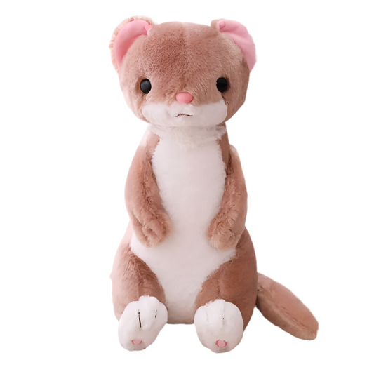 Peluche furet marron Cannelle 50cm