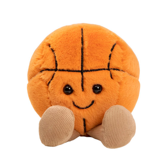 Peluche ballon de basket Dunky 10cm