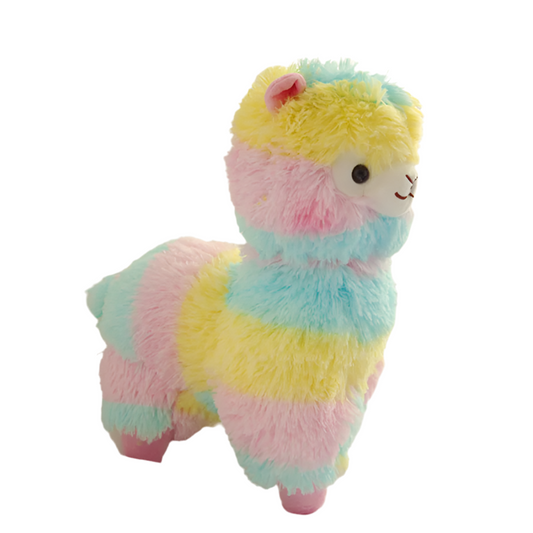 Peluche lama tricolore Rainbow 35cm