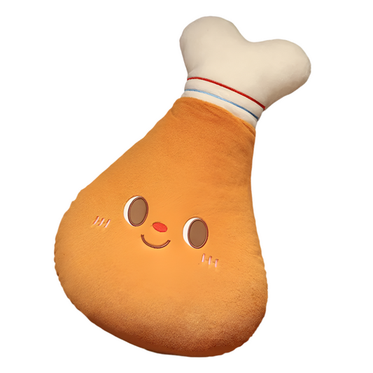 Peluche cuisse de poulet Crousty 30cm