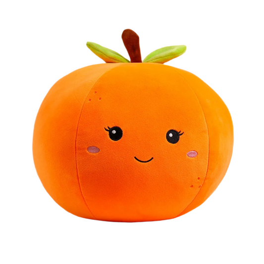 Peluche orange fruit Zestie 35cm