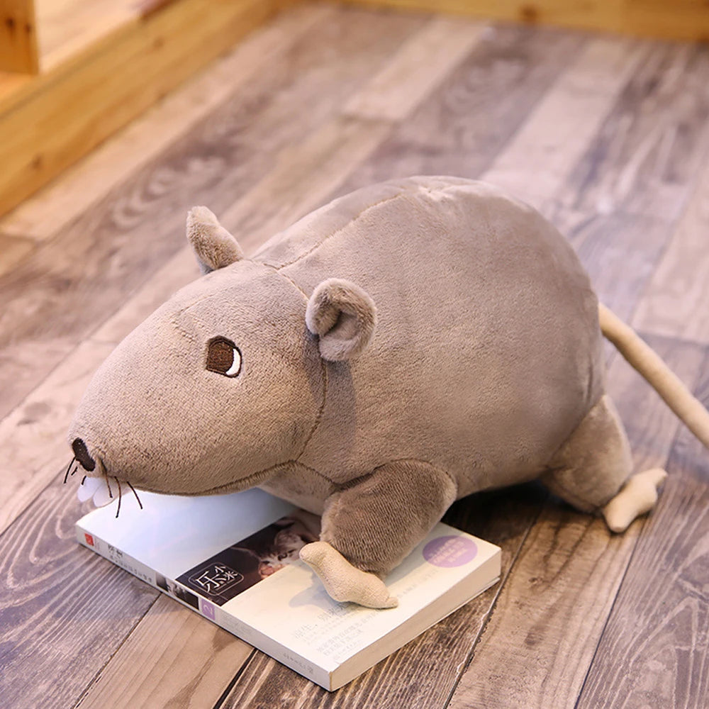 Peluche rat gris Emile 20cm