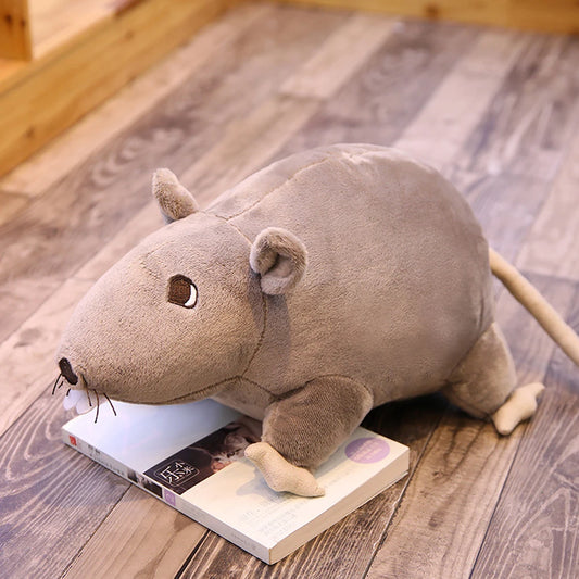 Peluche rat gris Emile 20cm