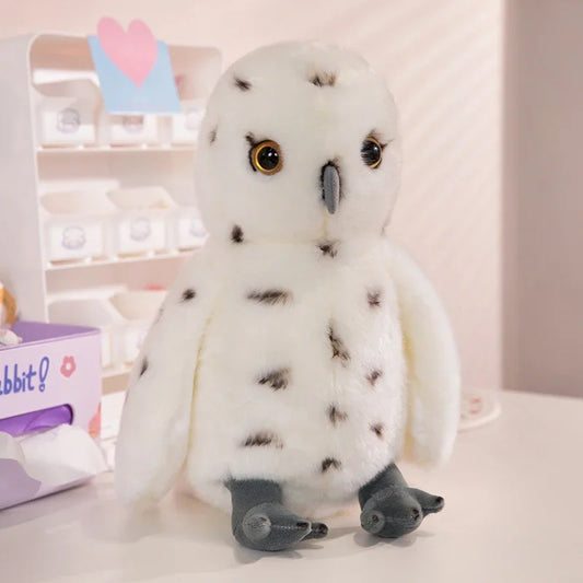 Peluche chouette blanche Flocon 35cm