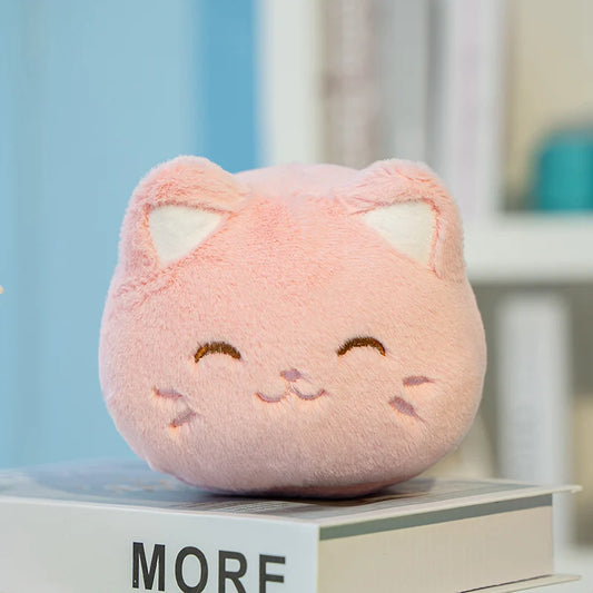 Peluche chat kawaï rose Maru 22cm