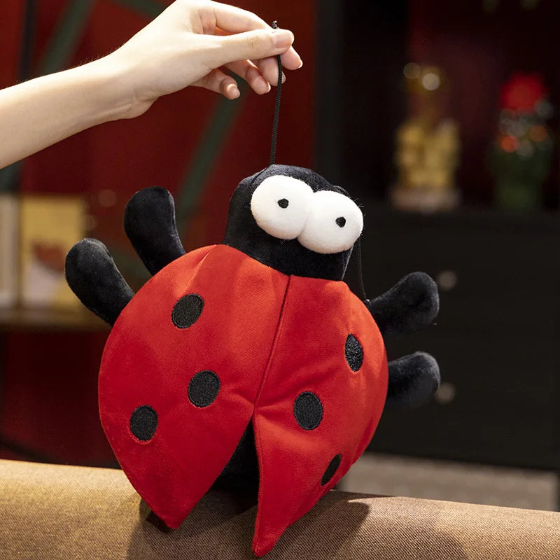 Peluche coccinelle rouge Scarlette 25cm