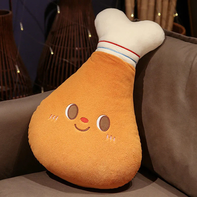 Peluche cuisse de poulet Crousty 30cm