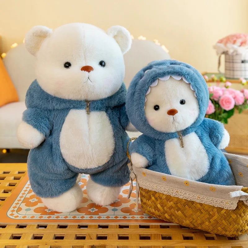 Ours en peluche habillé Nino 40cm