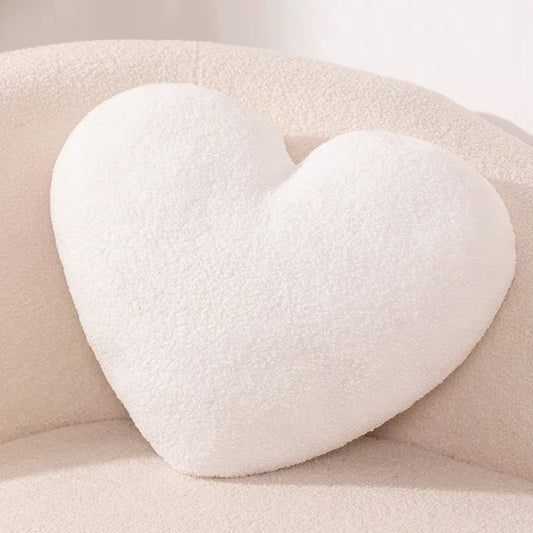 Peluche coeur blanc
