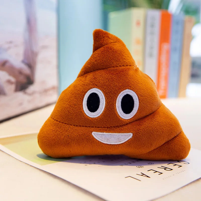 Peluche caca emoji sourire Poo-Poo 20cm