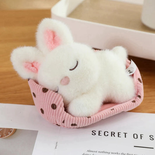 Peluche lapin bébé Rosie 12cm