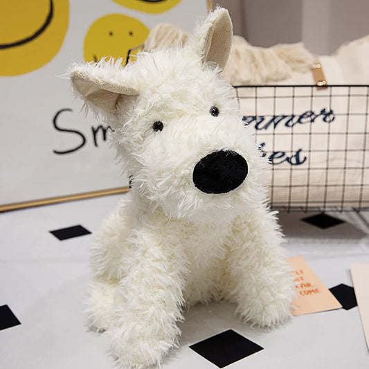 Peluche chien blanc Chipie 37cm