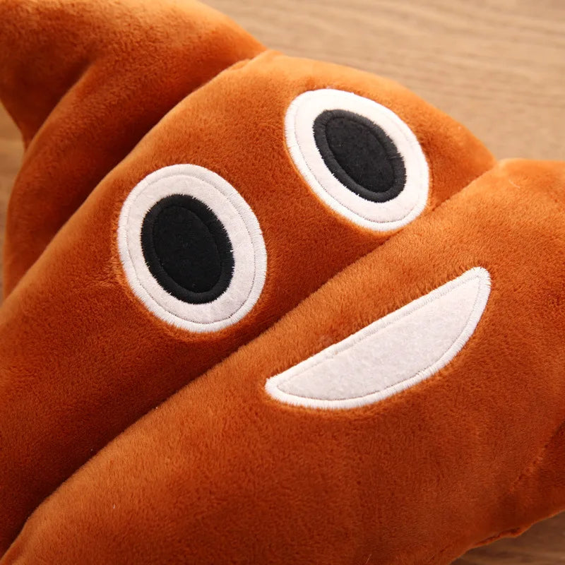 Peluche caca emoji sourire Poo-Poo 20cm