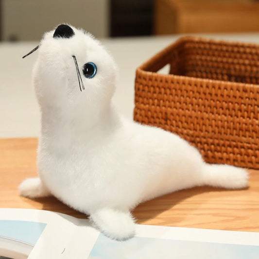 Peluche otarie blanche Flocon 22cm
