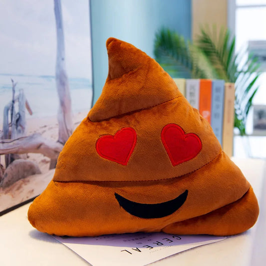 Peluche caca emoji amoureux Love-Poo 20cm