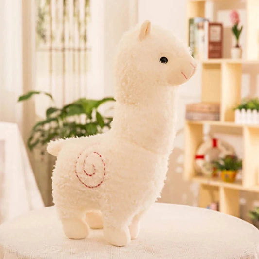 Peluche alpaga blanc Nube 25cm
