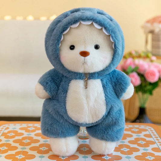 Ours en peluche habillé Nino 40cm