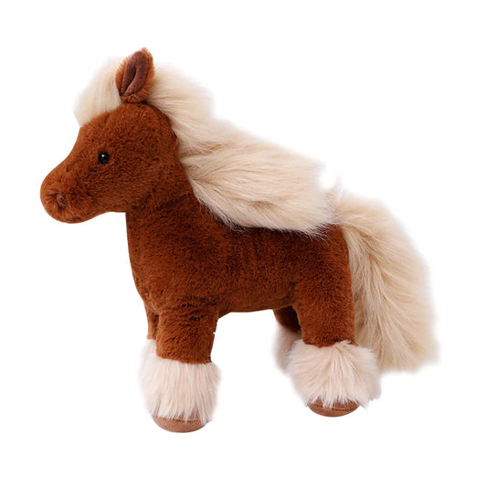 Peluche poney brun Choco 40cm
