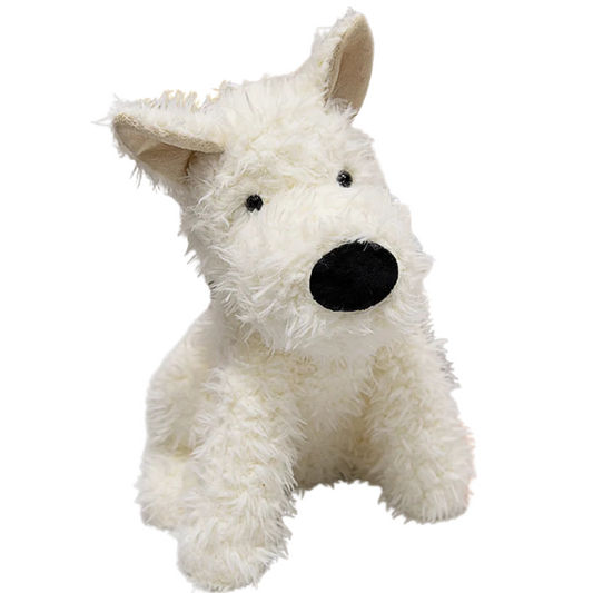 Peluche chien blanc Chipie 37cm