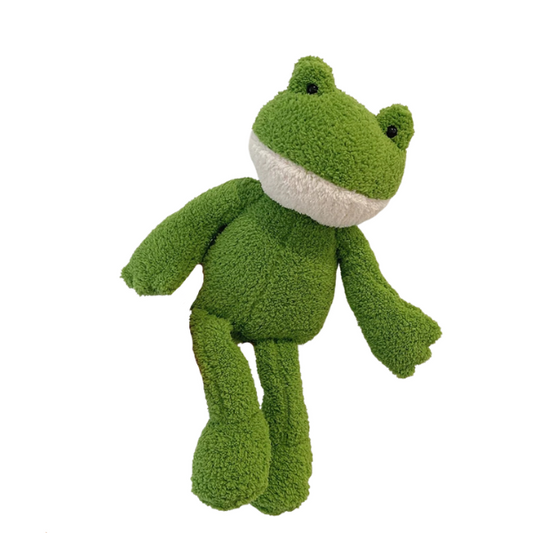 Peluche grenouille longue jambe Croky 40cm